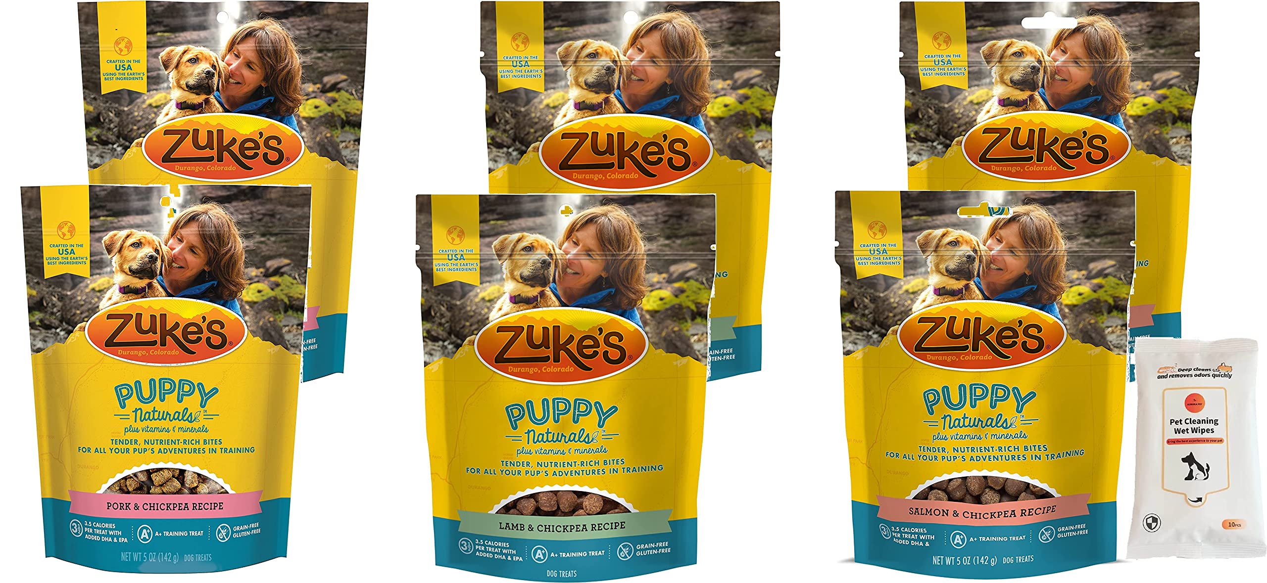 Zuke's Puppy Naturals Dog Treats Variety Pack (6)