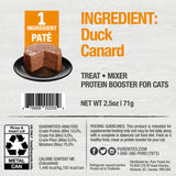 PureBites Patés 100% Pure for Cats, 2.5oz / 71g, Case of 12