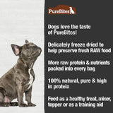 PureBites Freeze Dried Dog Treats Variety (Turkey, Chicken Breast, Lamb Liver)