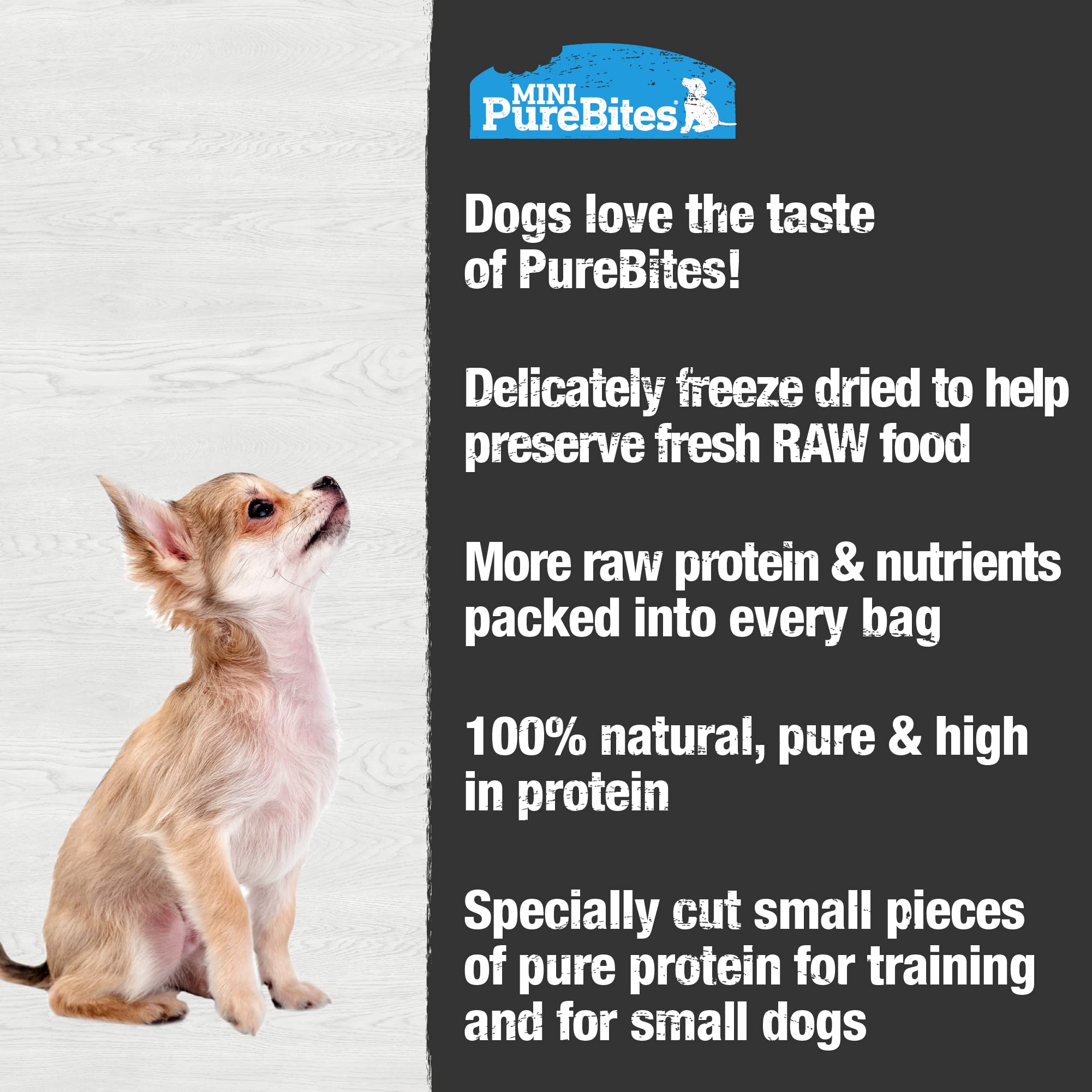 PureBites Freeze Dried Tasty Mini Dog Treats