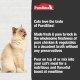 PureBites Chicken Broths for Cats (Case of 18)