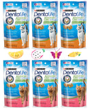 Purina Dentalife Dental Cat Treats Bundle (3) Tasty Chicken (3) Savory Salmon