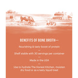 The Honest Kitchen Daily Boosts: Instant Bone Broth Liquid Treat with Turmeric for Dogs