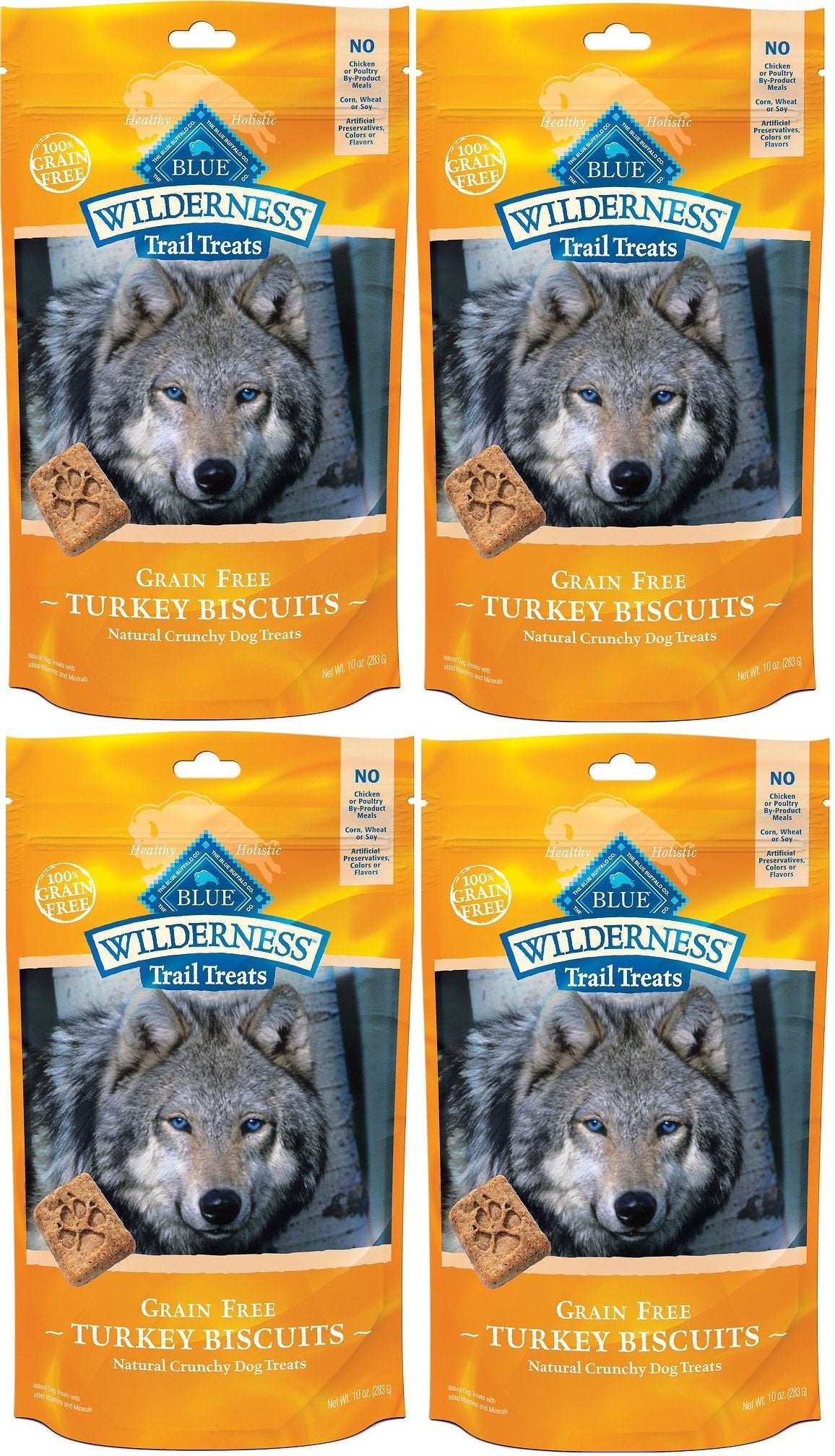 BLUE BUFFALO Wilderness Grain Free Crunchy Dog Biscuits