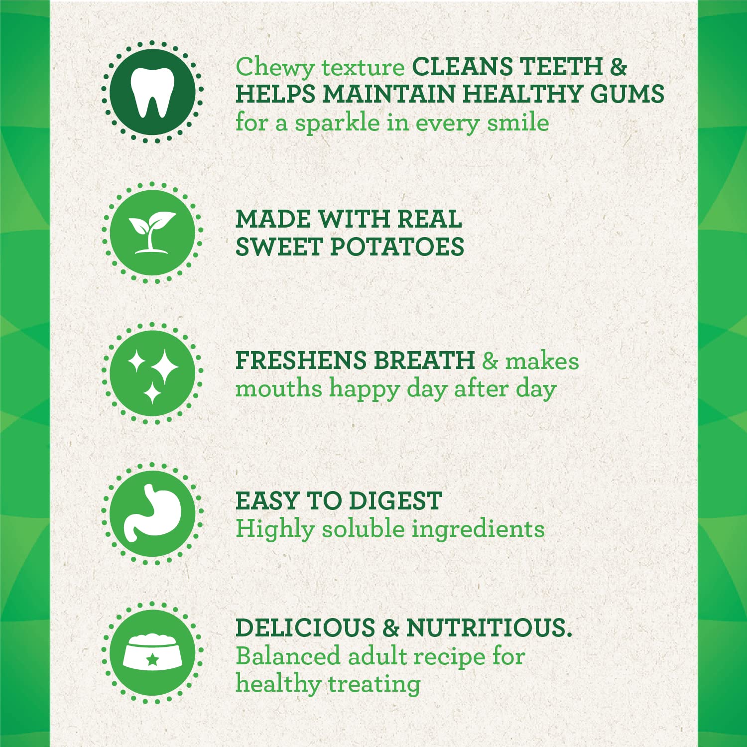 Greenies Dental Treats (Sweet Potato Flavor) Regular for Dogs