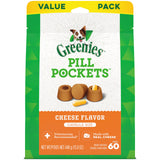 Greenies Pill Pockets for Dogs Capsule Size Natural Soft Dog Treats, Cheese Flavor