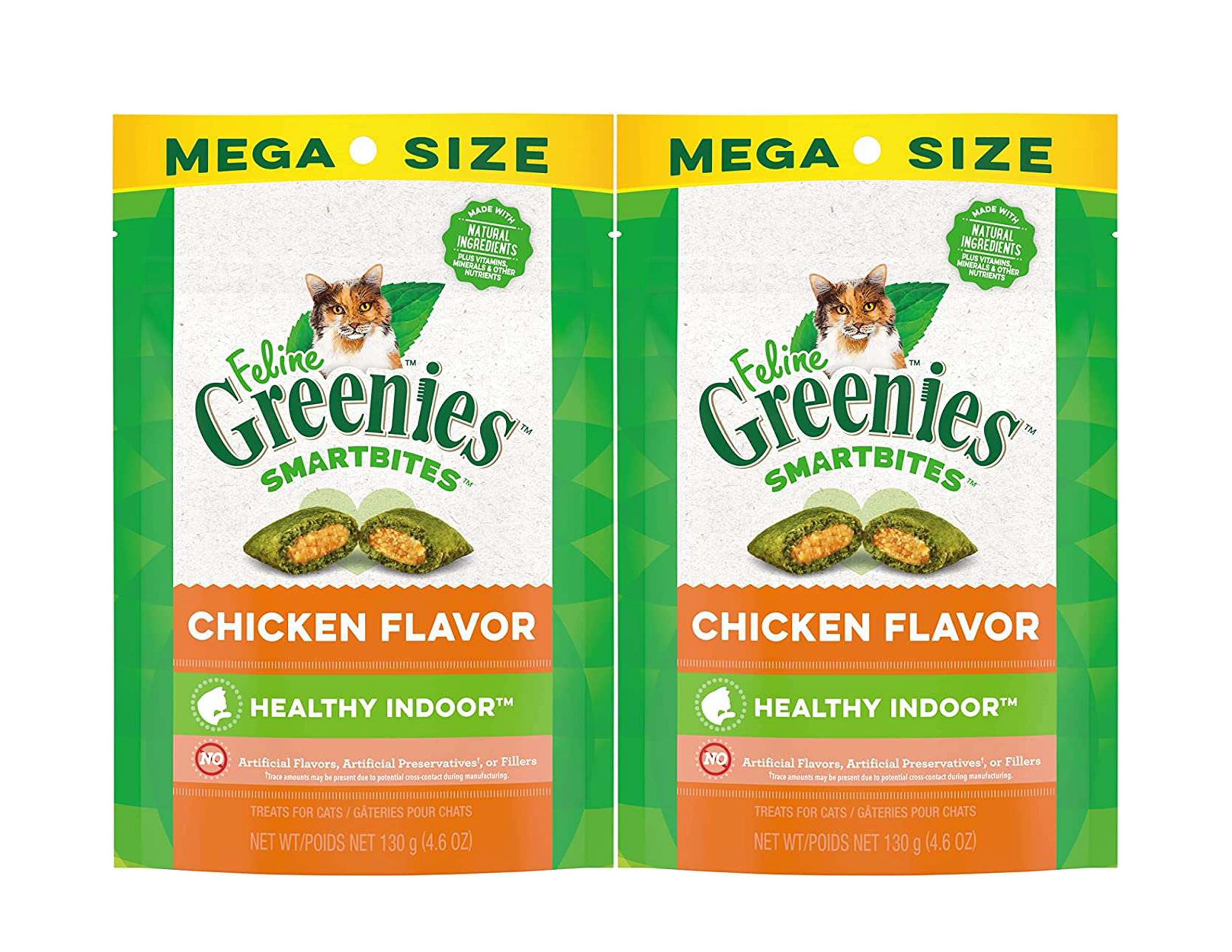 Feline Greenies SmartBites Chicken Flavor Natural Cat Treats