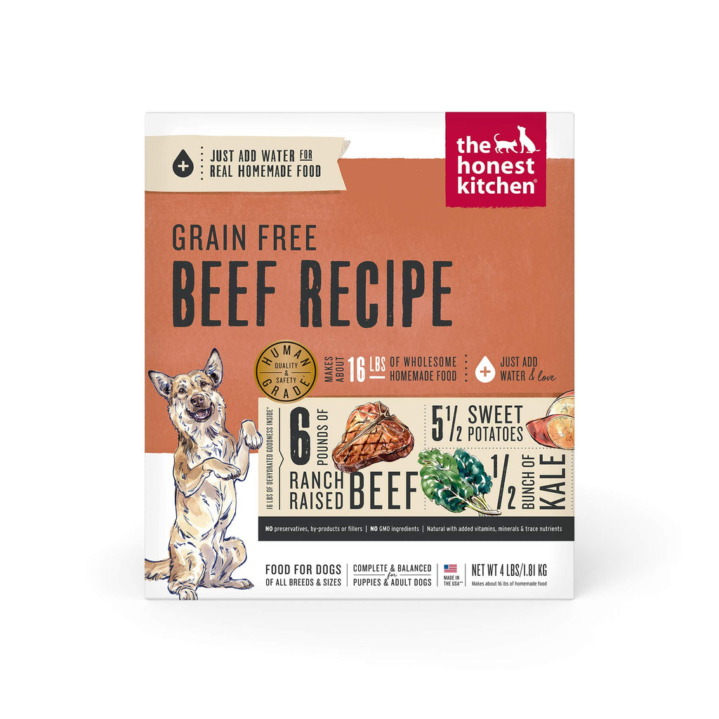 The Honest Kitchen Human Grade Dehydrated Grain Free Dog Food – Complete Meal or Dog Food Topper