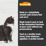 PureBites Patés 100% Pure for Cats, 2.5oz / 71g, Case of 12