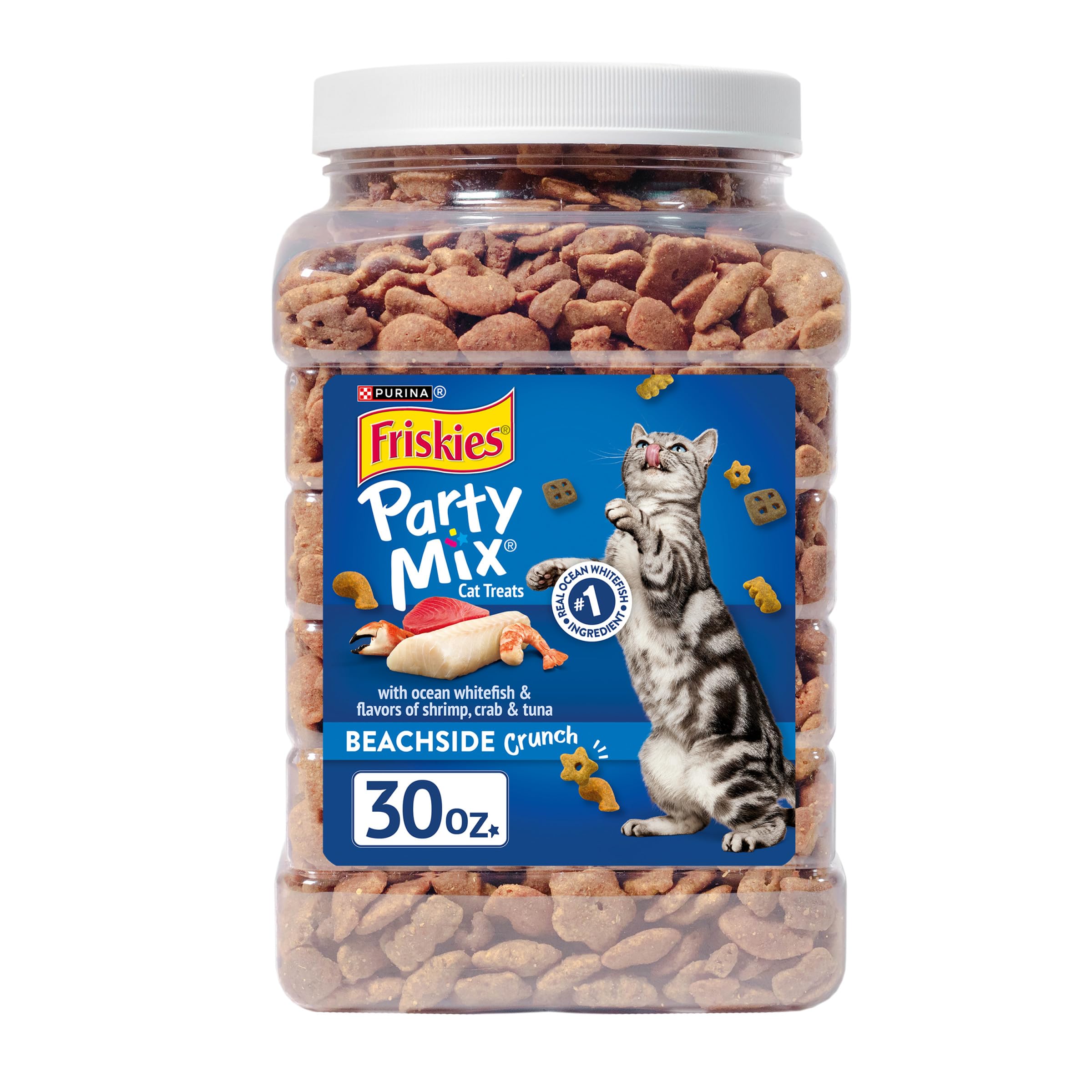 Purina Friskies Party Mix Adult Cat Treats Extra Large Pouches