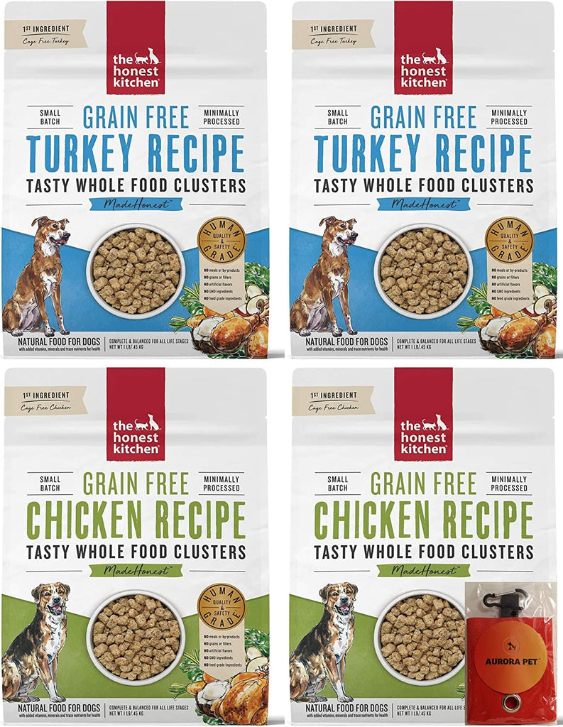 The Honest Kitchen Grain Free Whole Food Clusters Dog Food Variety Pack