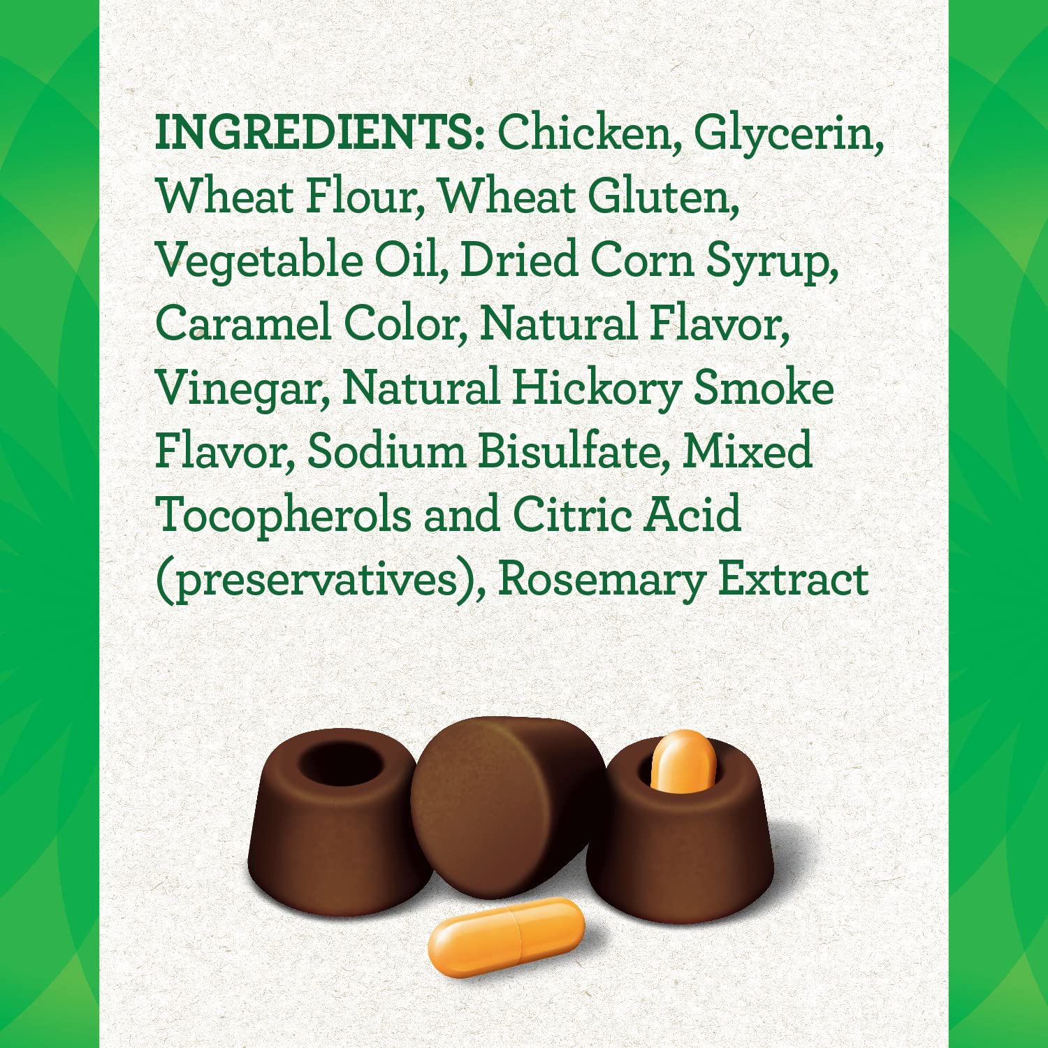 GREENIES Pill Pockets Natural Dog Treats, Capsule Size