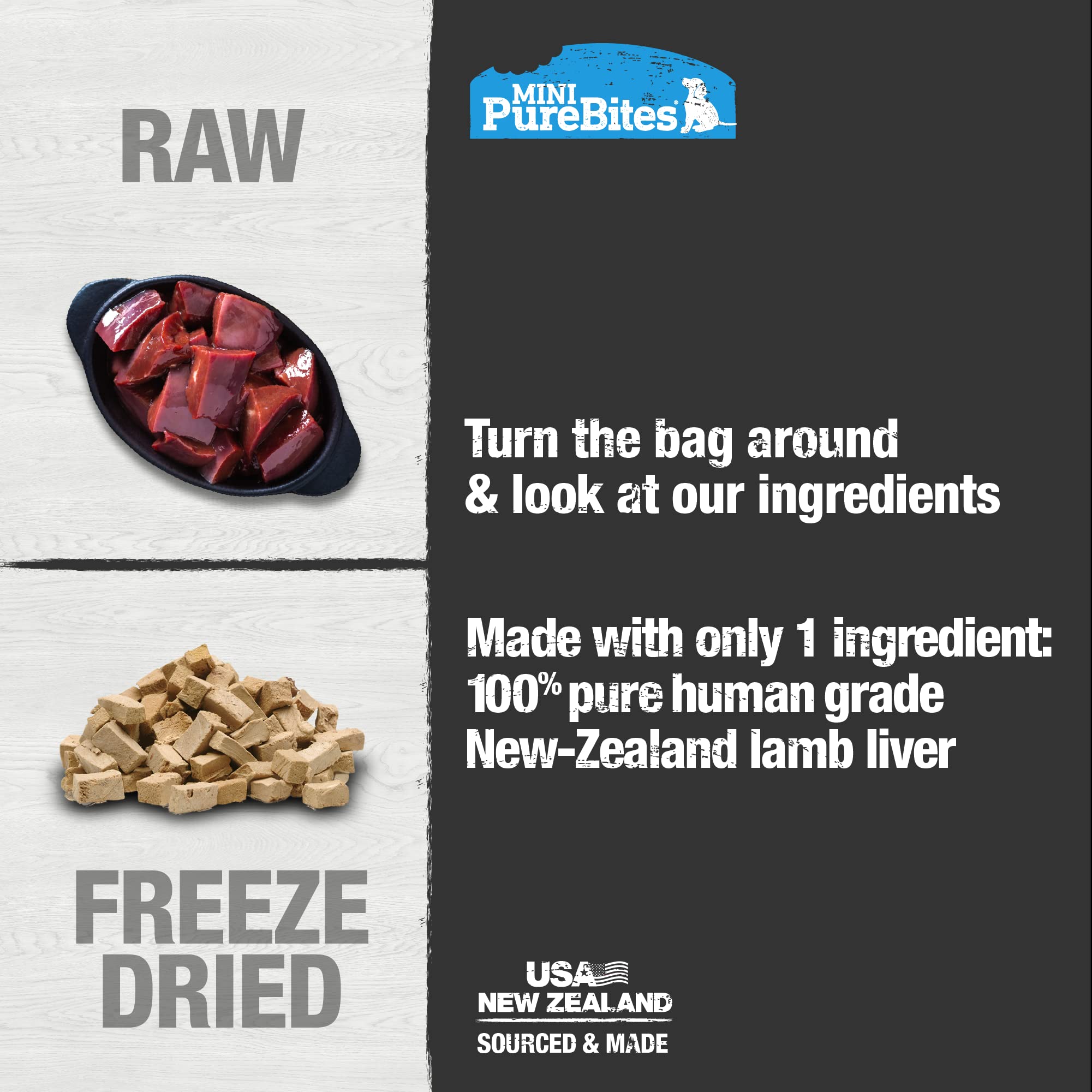 PureBites Freeze Dried Tasty Mini Dog Treats