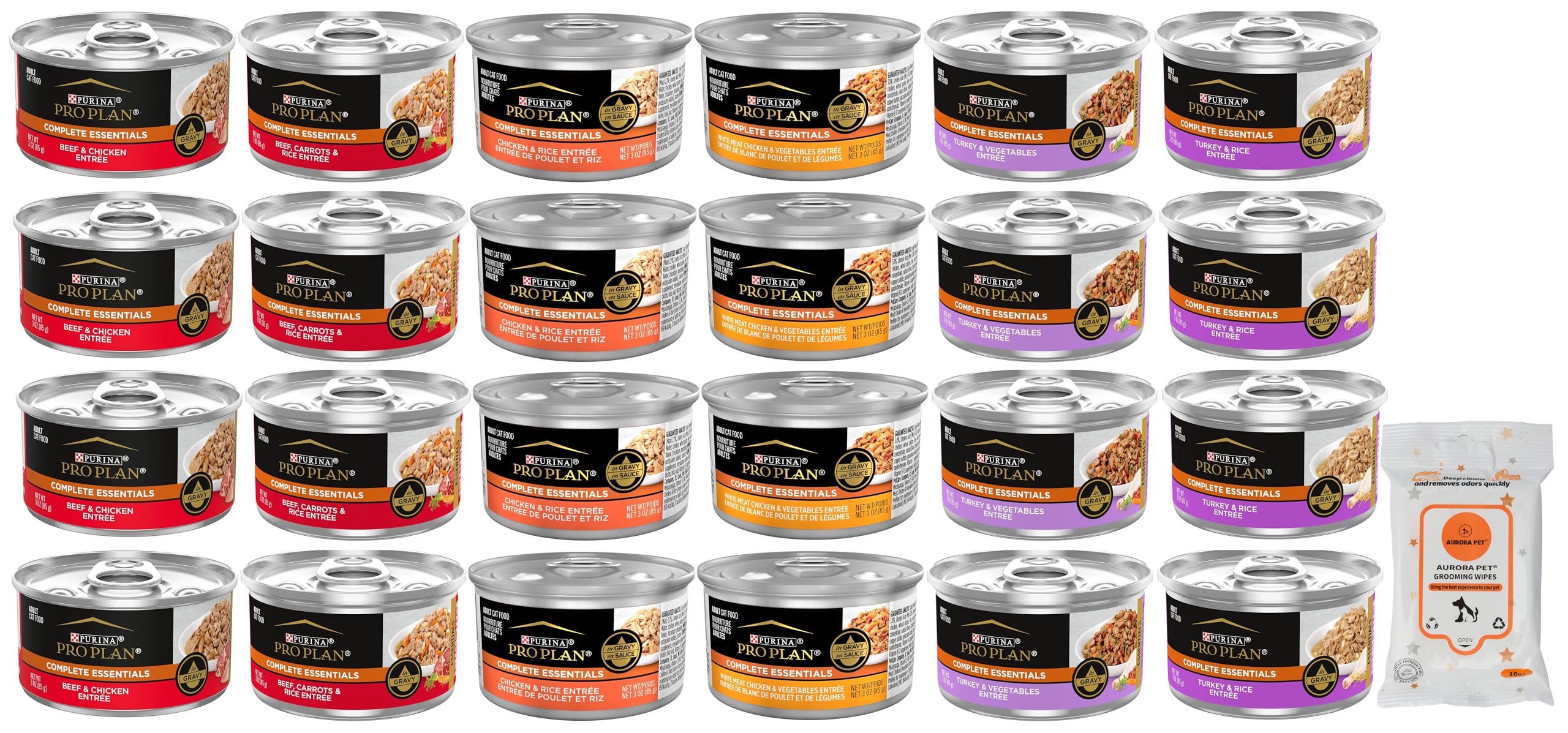 Purina Pro Plan Canned Cat Food Variety Pack (24 count)