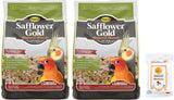 Higgins Safflower Gold Natural Mix Conure & Cockatiel Food 3 Pound (Pack of 2)