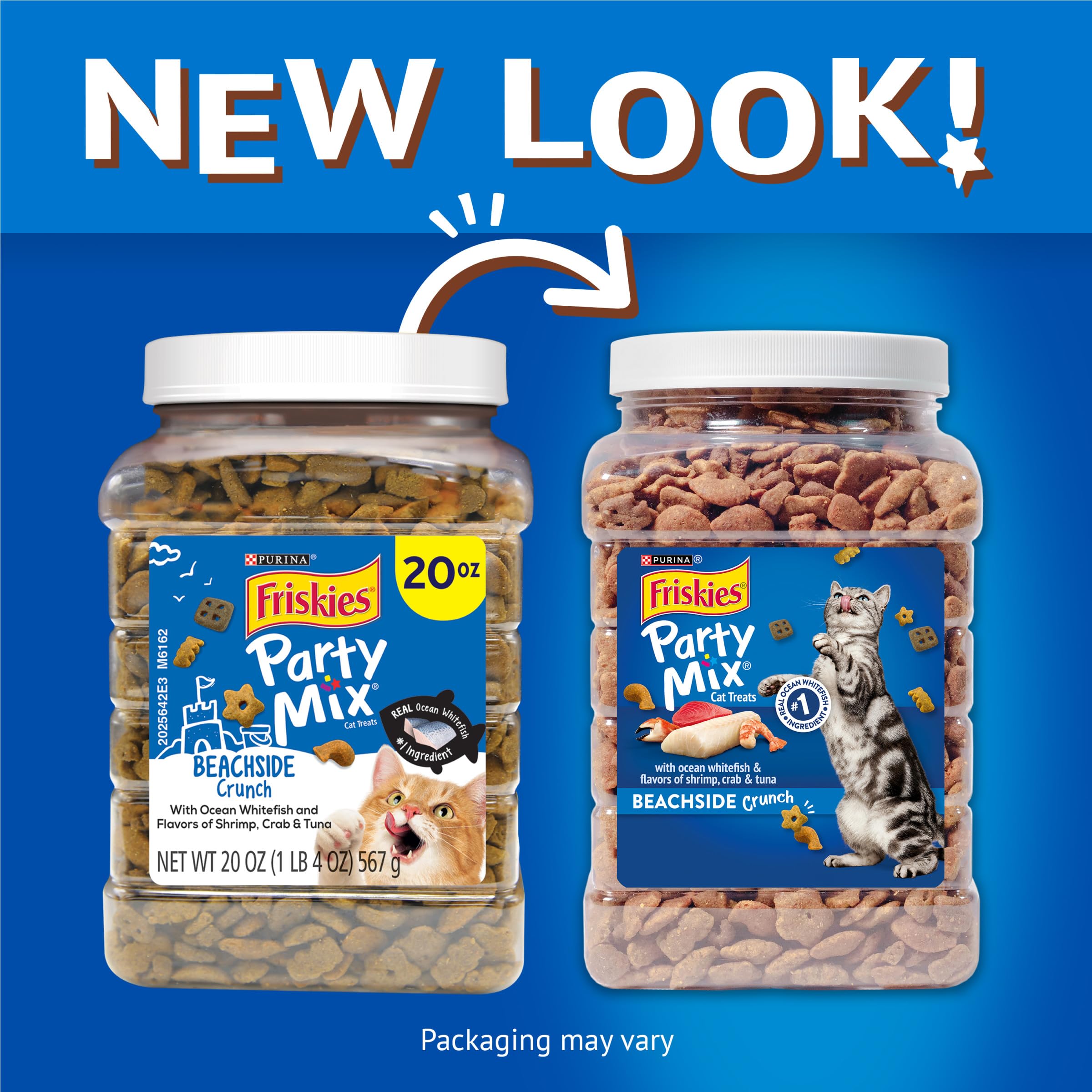 Purina Friskies Party Mix Adult Cat Treats Extra Large Pouches