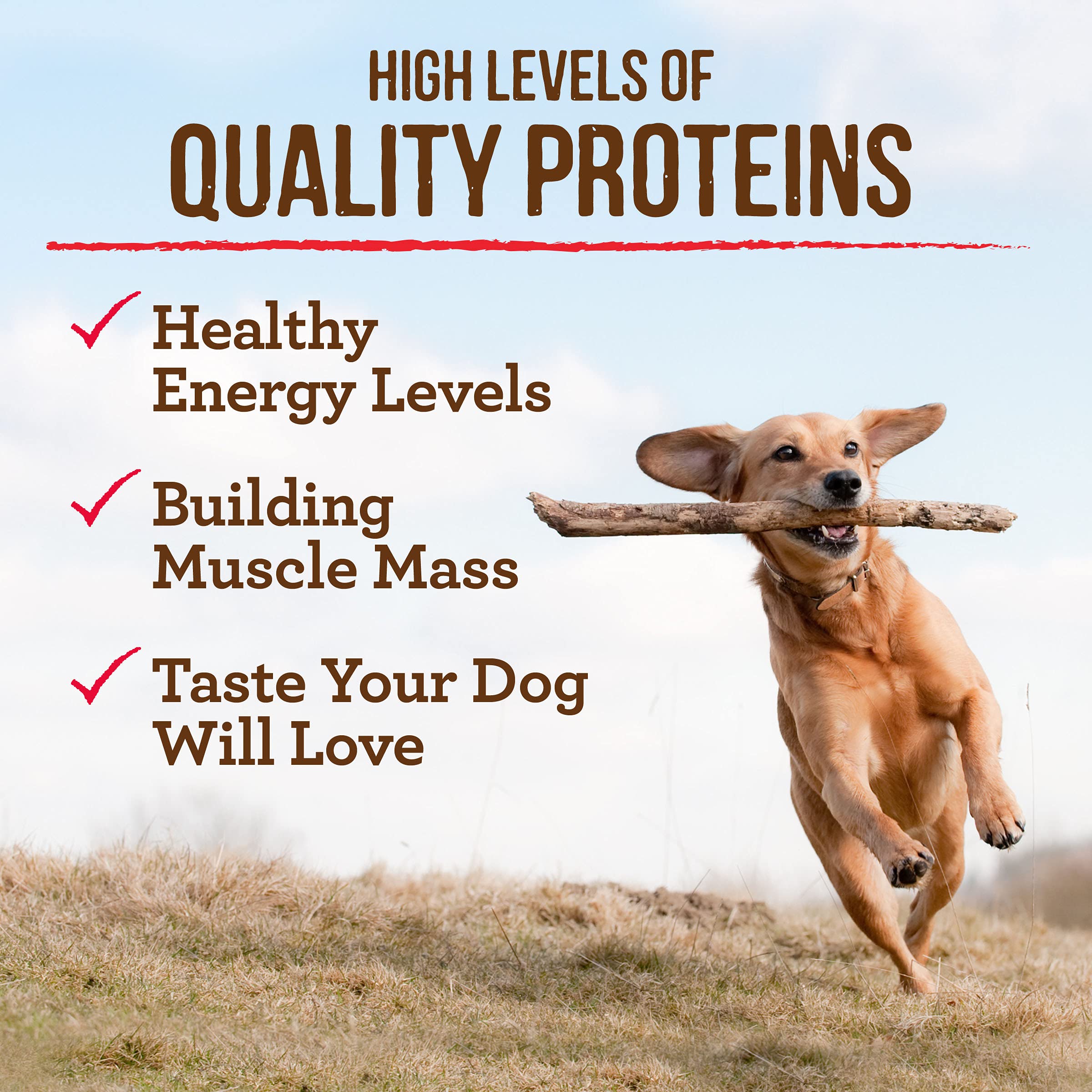 Merrick Premium Grain Free Dry Adult Dog Food, Wholesome and Natural Kibble with Real Duck and Sweet Potato