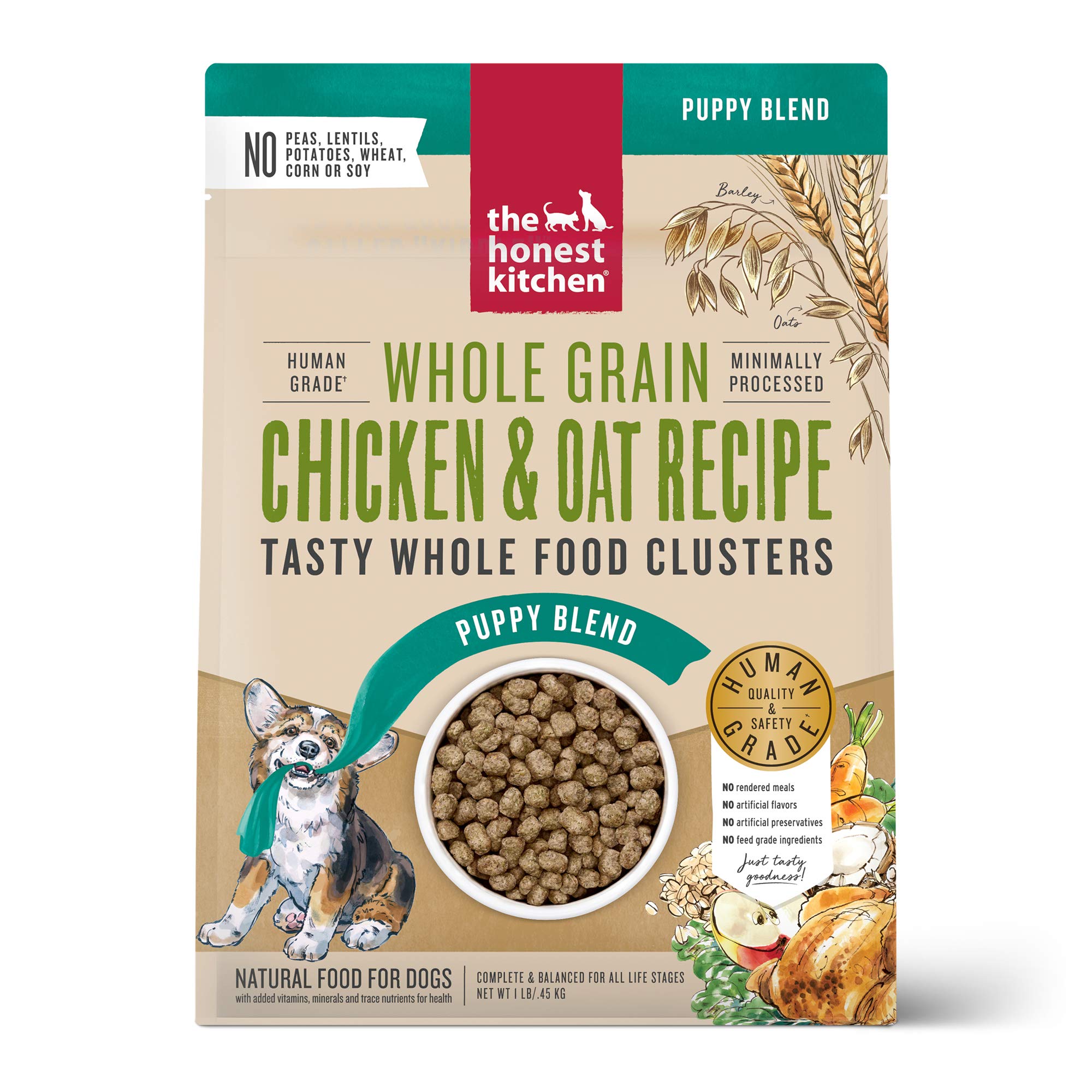 The Honest Kitchen Whole Food Clusters Human Grade Dry Puppy Food