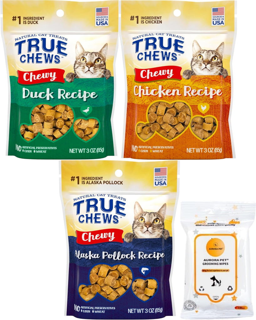 Blue Buffalo True Chews Natural Chewy Cat Treats Variety Pack (3-oz Each)