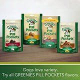 Greenies Pill Pockets Treats For Dogs Hickory Smoke Flavor (3.2 oz Bags)