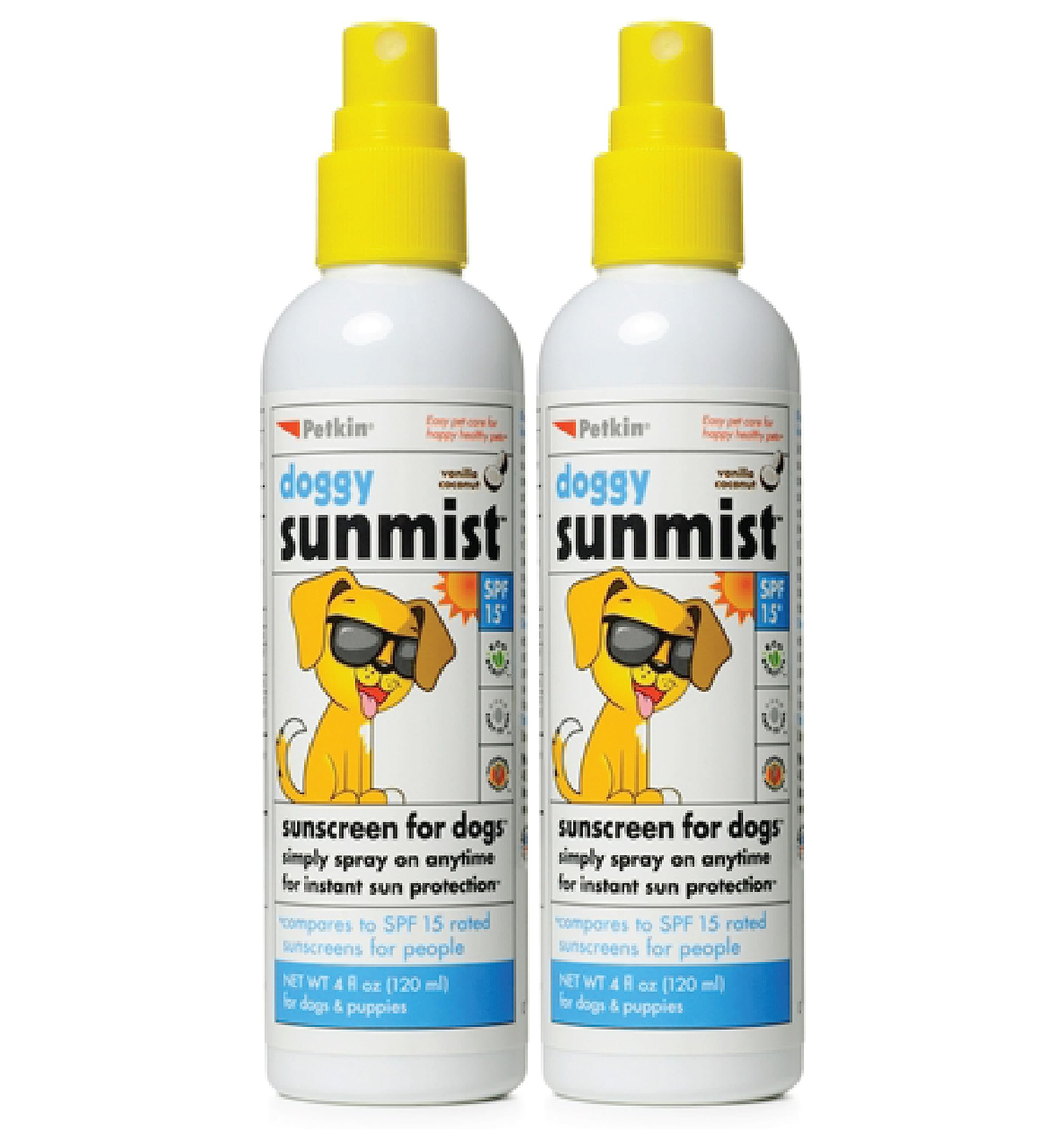 Petkin Dog Sunscreen Sunmist– Sunscreen for Dogs and Puppies, SPF 15