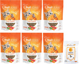 Fruitables Tuna & Pumpkin Flavor Crunchy Cat Treats (Pack of 6)