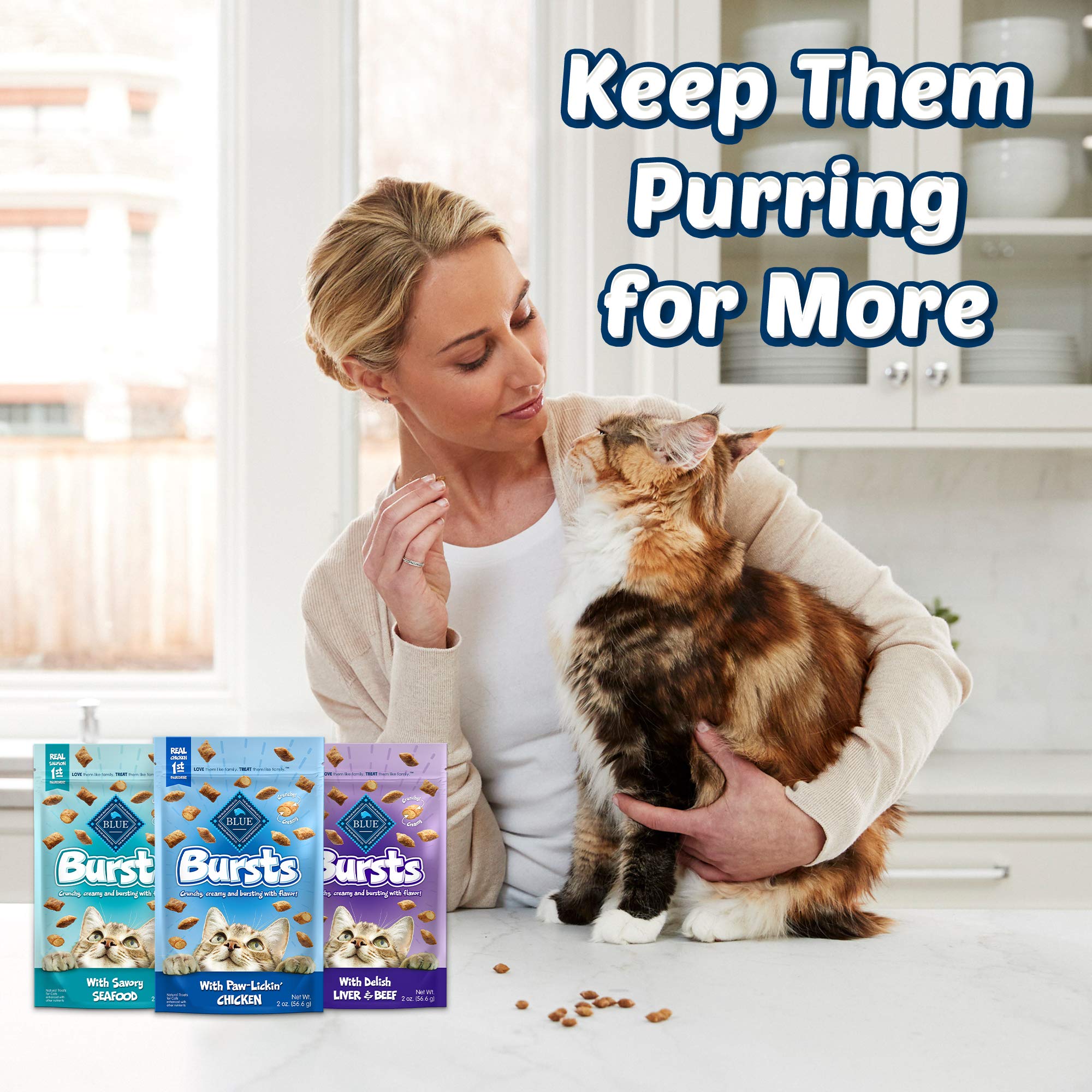 Blue Buffalo Bursts Crunchy Cat Treats