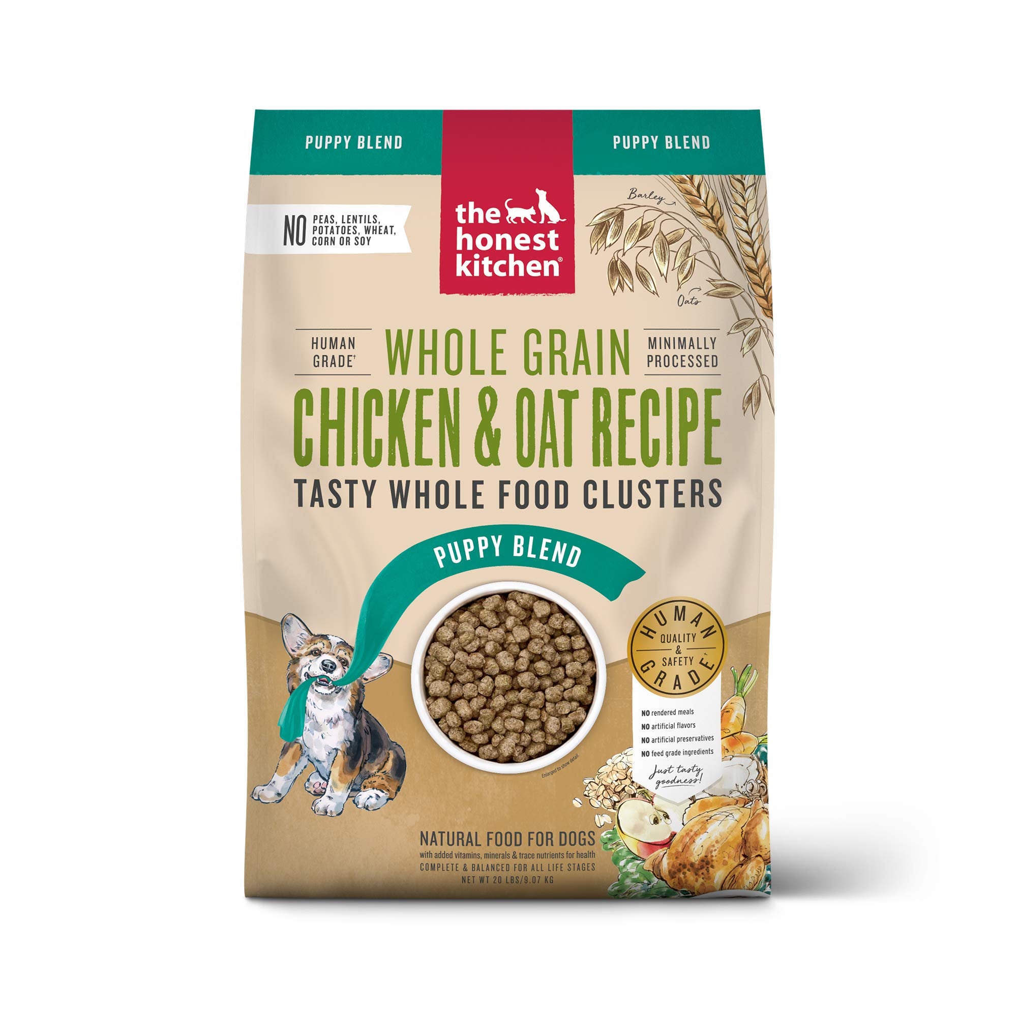 The Honest Kitchen Whole Food Clusters Human Grade Dry Puppy Food