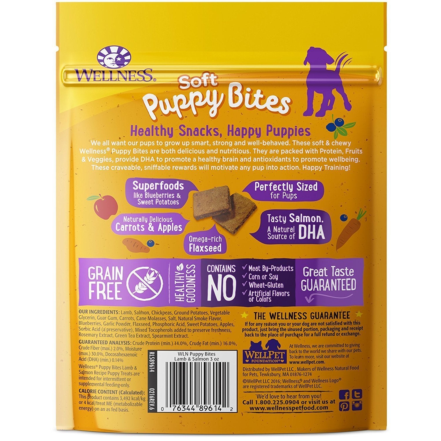 Wellness Puppy Bites Natural Grain Free Puppy Training Treats