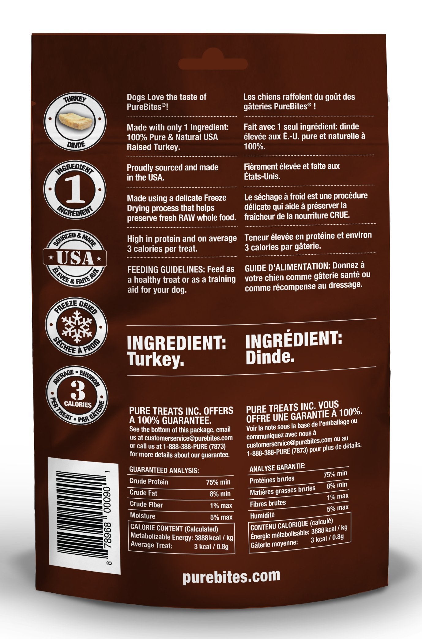 PureBites Turkey for Dogs