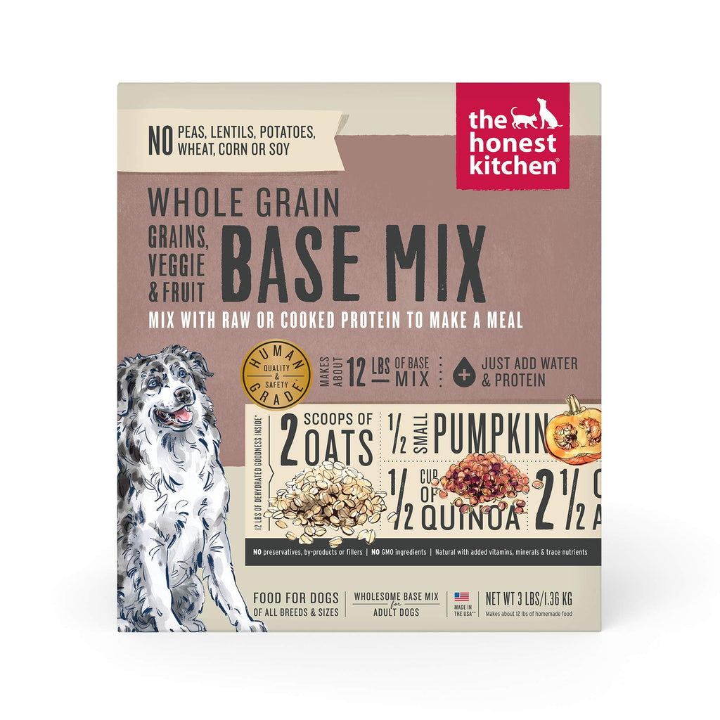 The Honest Kitchen Human Grade Dehydrated Grain Free Base Mix Dog Food - Just Add Protein & Water