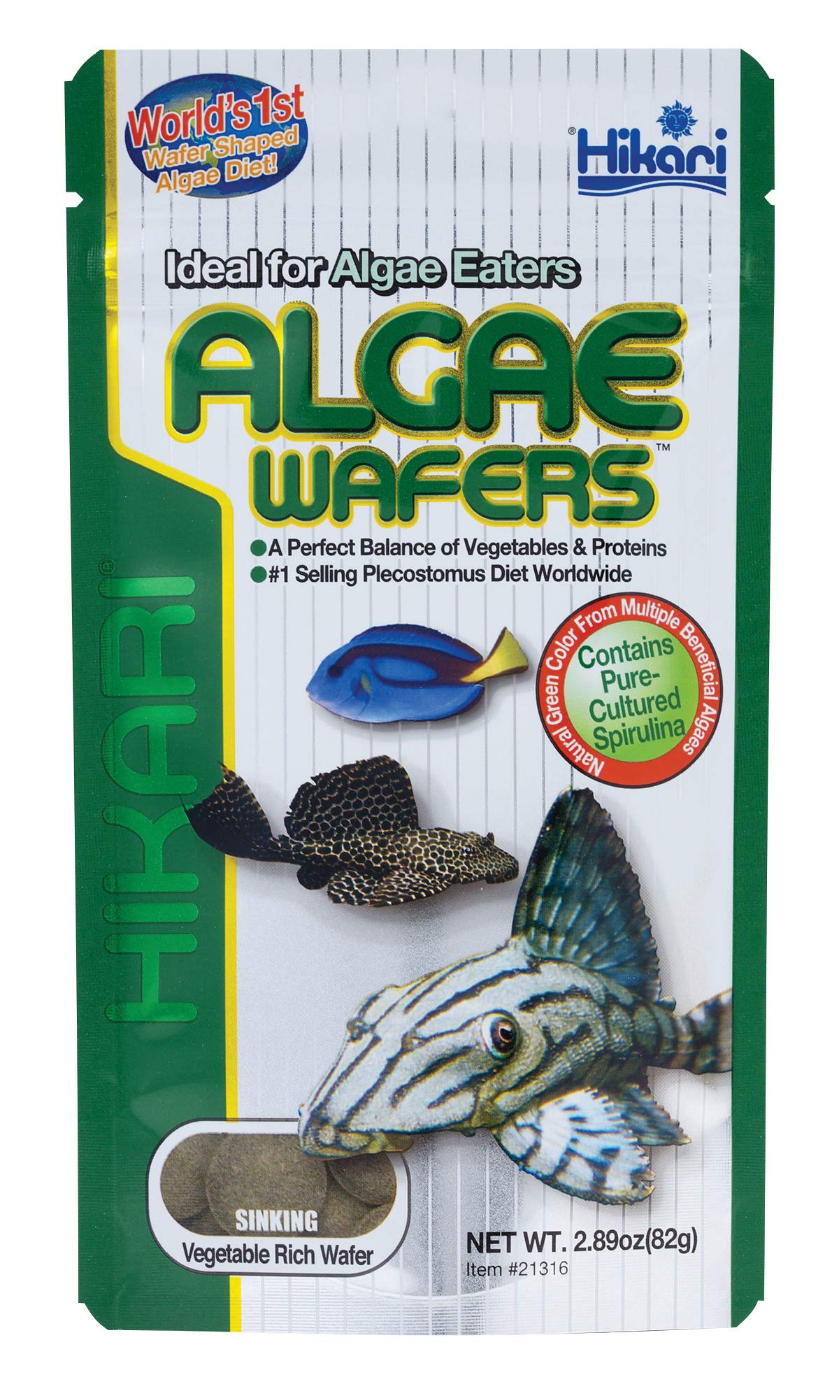 Hikari Usa Inc AHK21316 Tropical Algae Wafer 2.89-Ounce