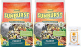 Higgins Sunburst Gourmet Blend Parrot Bird Food 3 Lb (Pack of 2)