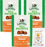 Greenies Pill Pockets Cheese Flavor Tablet Size Dog Treats