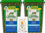 Greenies Super Value Size Tempting Tuna Flavor Adult Dental Cat Treats (Pack of 2)