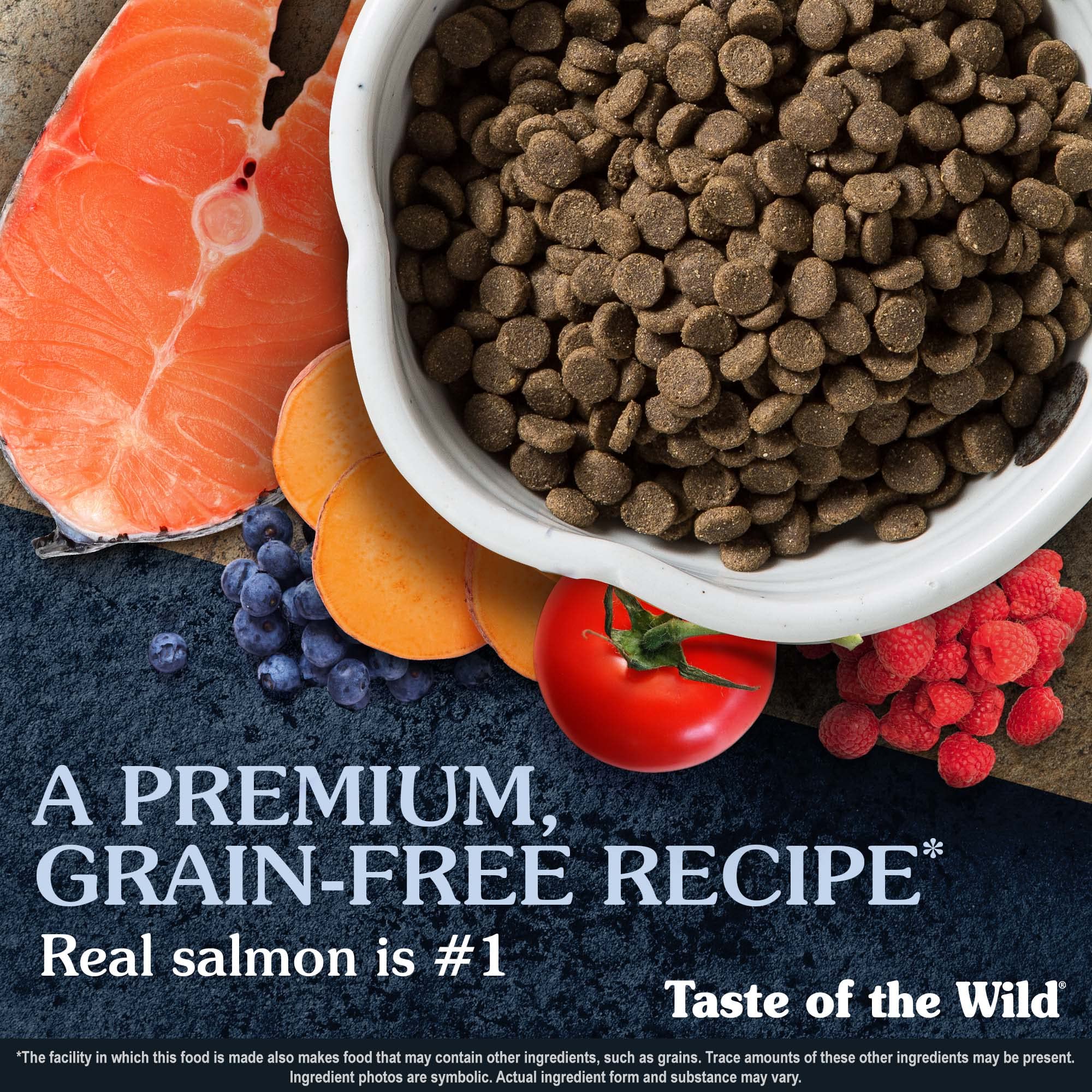 Taste Of The Wild Pacific Stream Grain-Free Dry Dog Food With Smoke-Flavored Salmon 5lb