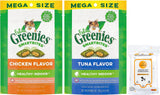 Greenies SmartBites Healthy Indoor Natural Soft & Crunchy Cat Treats Variety Pack