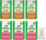 Greenies SmartBites Healthy Skin & Fur Natural Crunchy Cat Treats (3) Salmon (3) Chicken