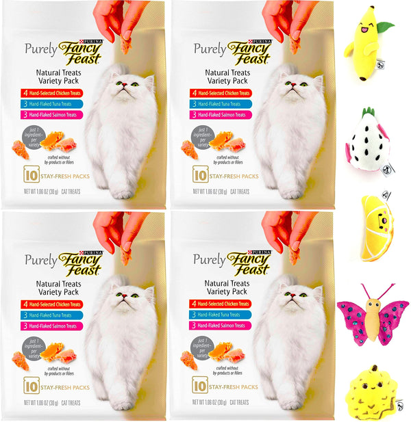 Fancy Feast Purely Natural Variety Cat Treats (Pack of 4)