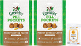 Greenies Pill Pockets Peanut Butter Flavor Capsule Size Natural Soft Dog Treats (7.9-oz Each)