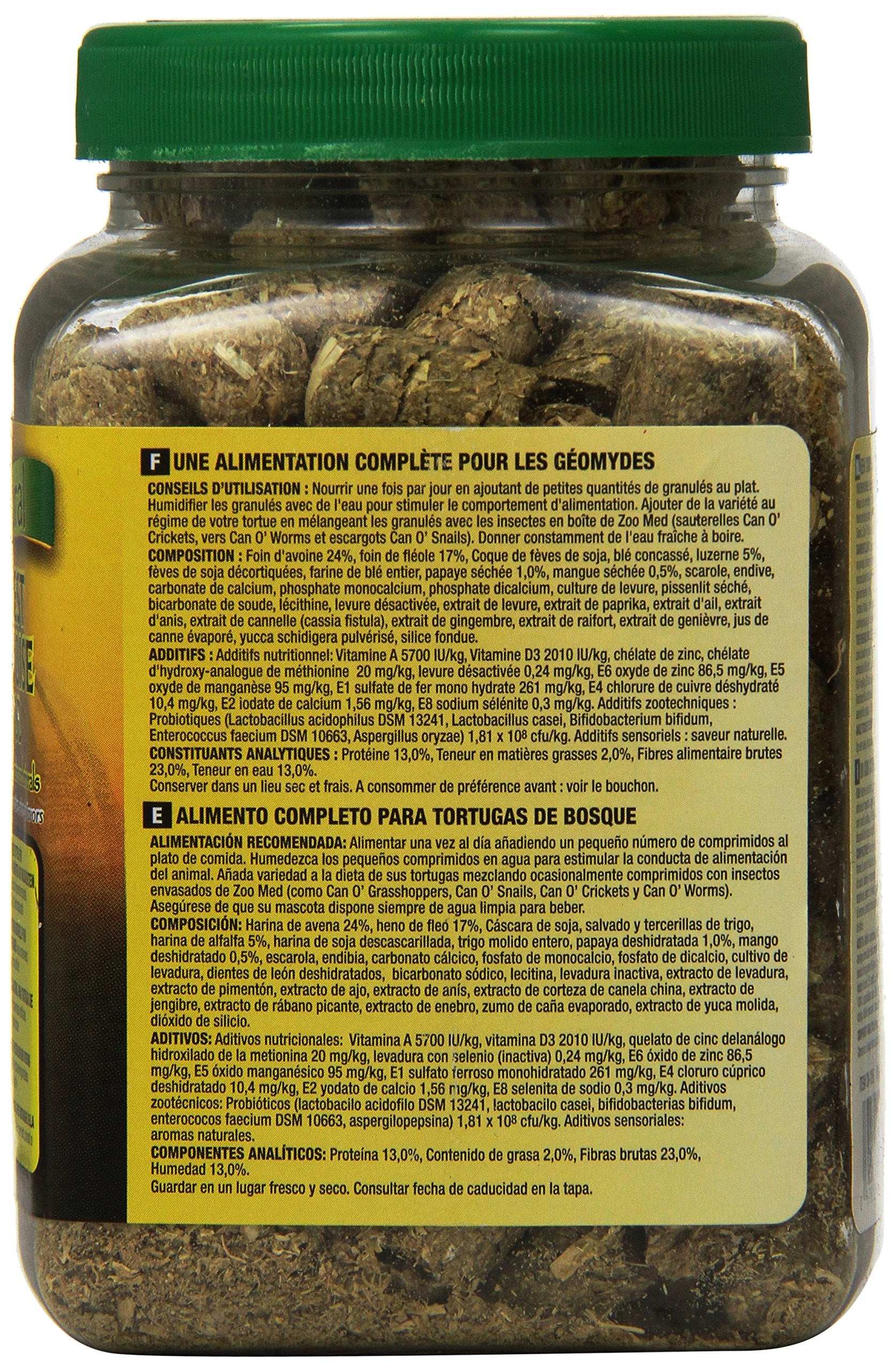 Zoo Med Laboratories Natural Forest Tortoise Food, 8.5-Ounce