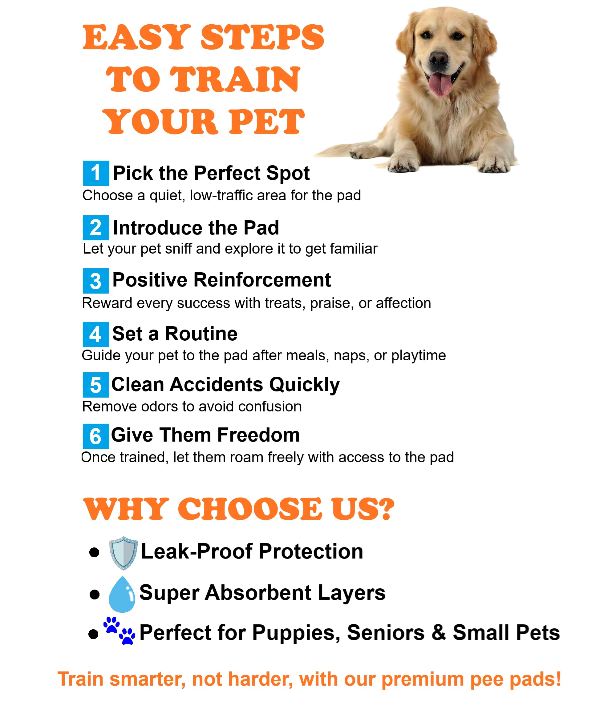 Aurora Pet Puppy Pee Pads - Easy Potty Training for Puppies and Dogs | AP-ALL