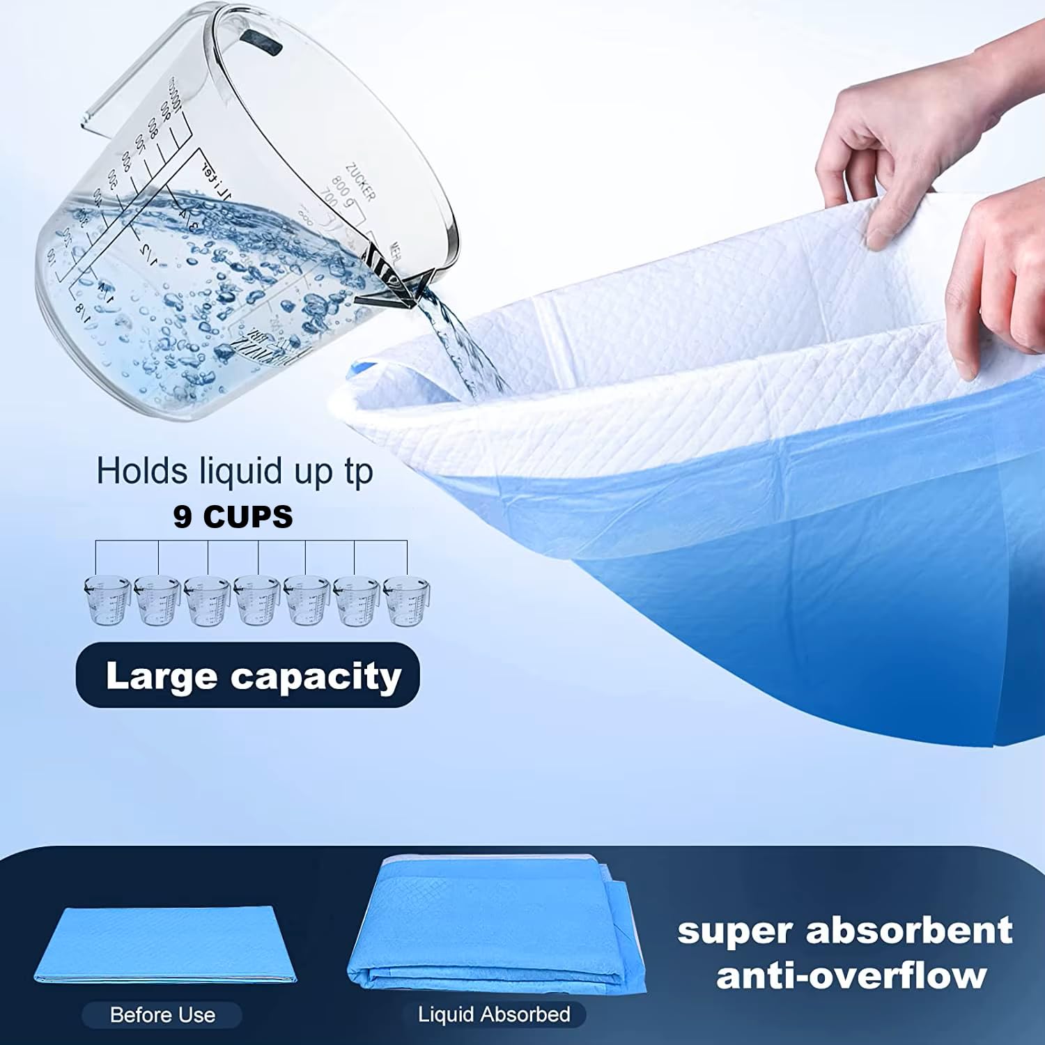 Aurora Pet Puppy Pee Pads - High Absorbency and Large Liquid Capacity | AP-ALL